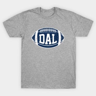 DAL Retro Football - Silver T-Shirt